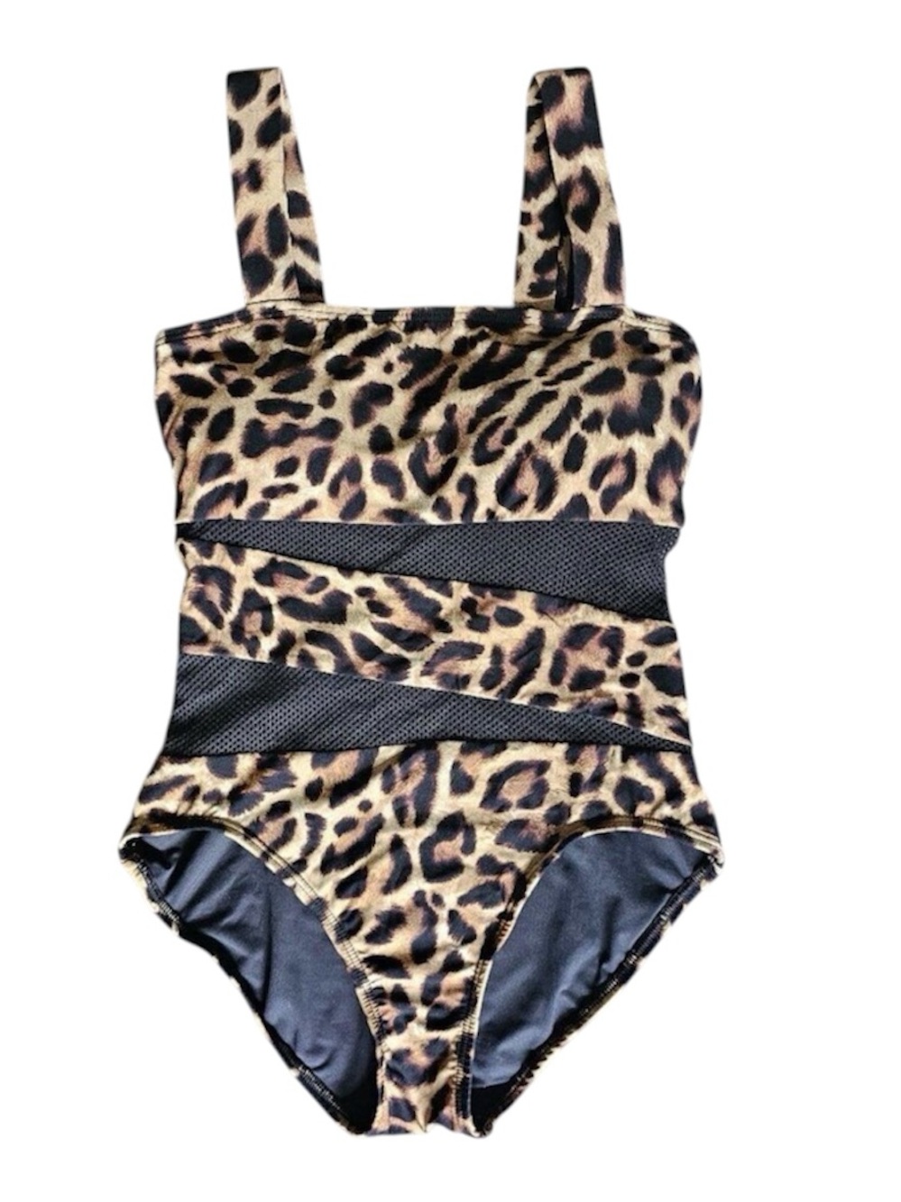 Carmen Marc Valvo Leopard Print Swimsuit
